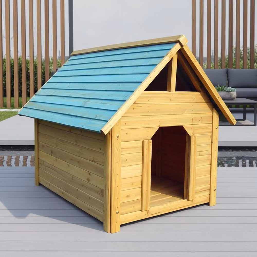 95cm cane canile gabbia per cani resistente alle intemperie casa di legno cane animale domestico canile cane grotta