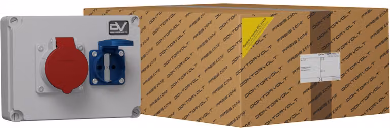 Wall box WDD 1x16A 1x230V distributore di potenza Doktorvolt® 6688