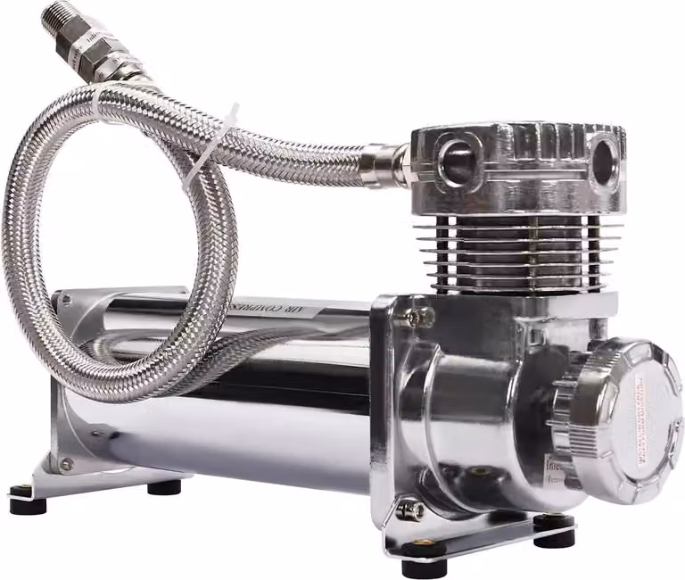 Compressore d'aria per sospensioni pneumatiche - Kit compressore - 200-300 W - 200 PSI - 50 L - 23 A - Per fanfare e sistemi di sospensioni pneumatiche