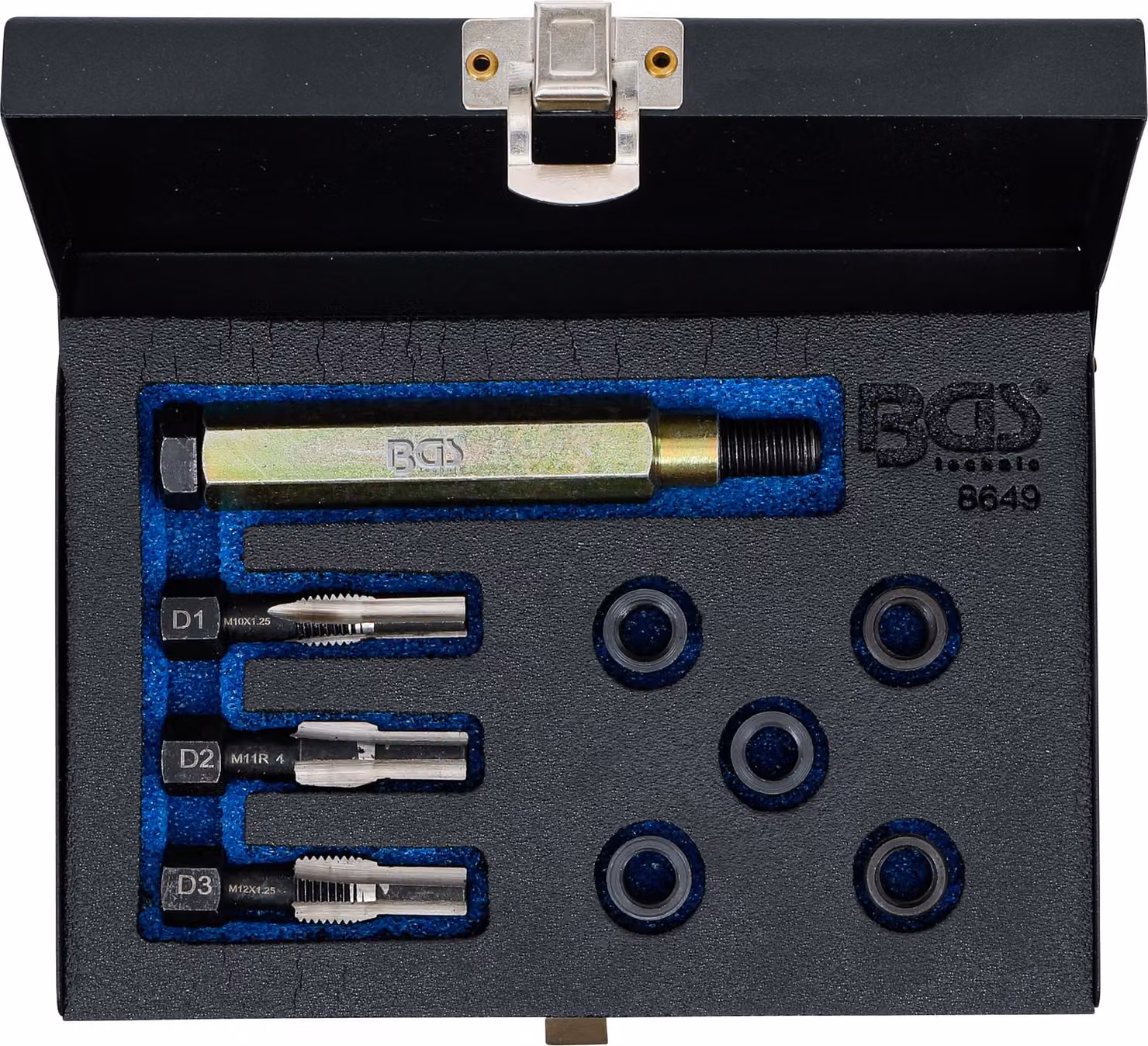 BGS Kit di riparazione per candelette filettate M10 x 1,25 - 8649