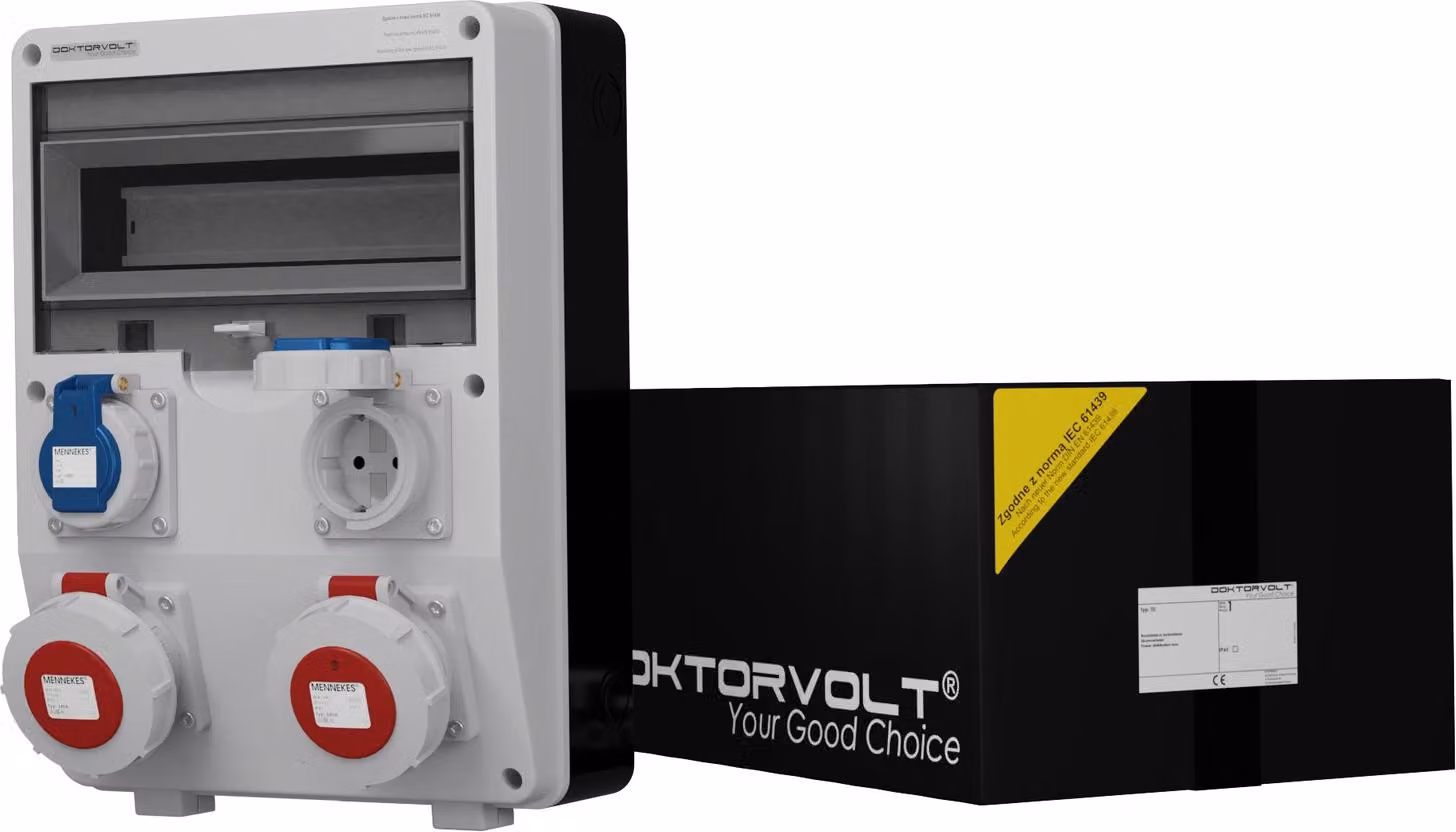 Distributore di potenza TD IP65 2x16A 2x230V Doktorvolt® 2018
