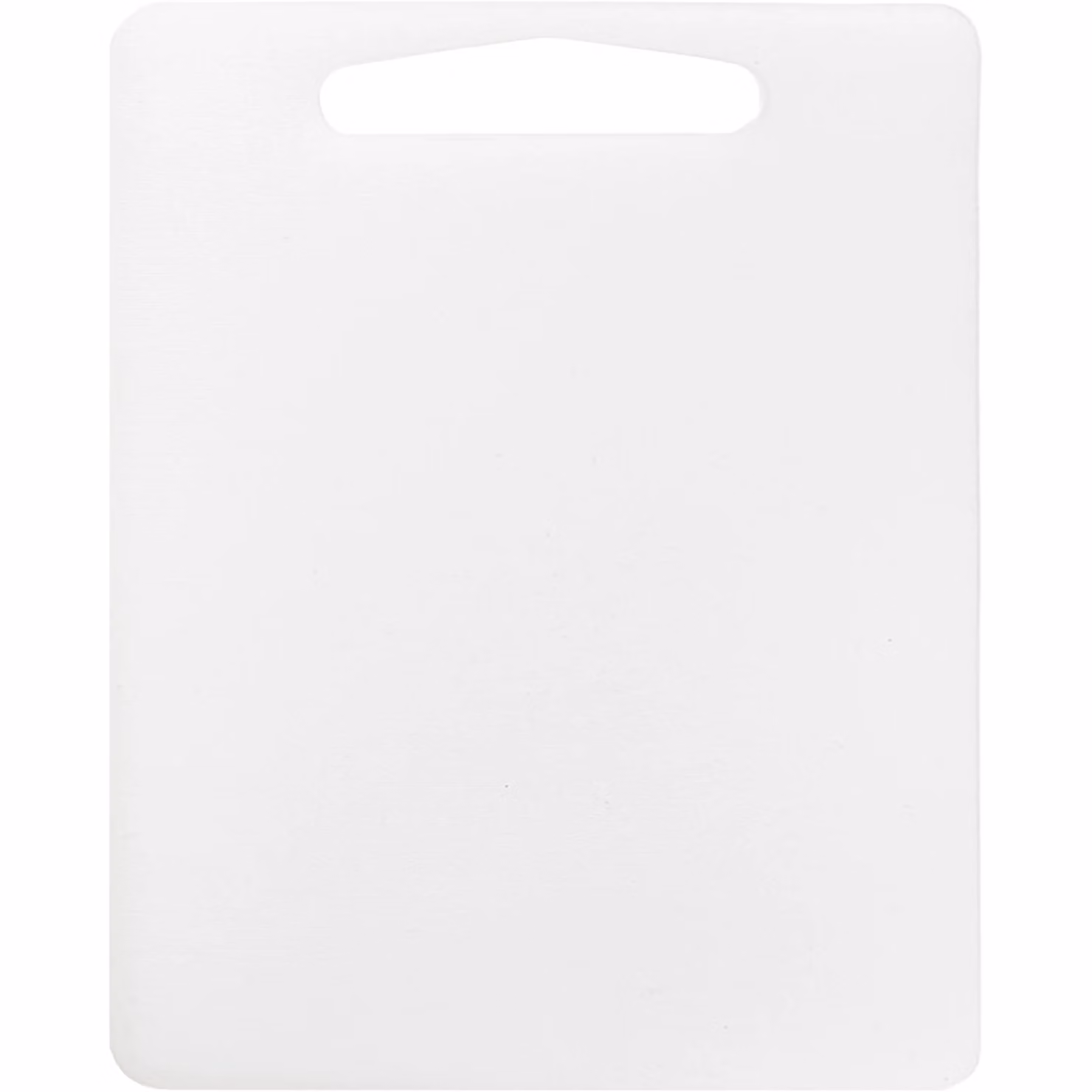 Tagliere rettangolare con scanalatura e manico Gusto Casa in plastica bianca L: 45 cm, P: 30 cm