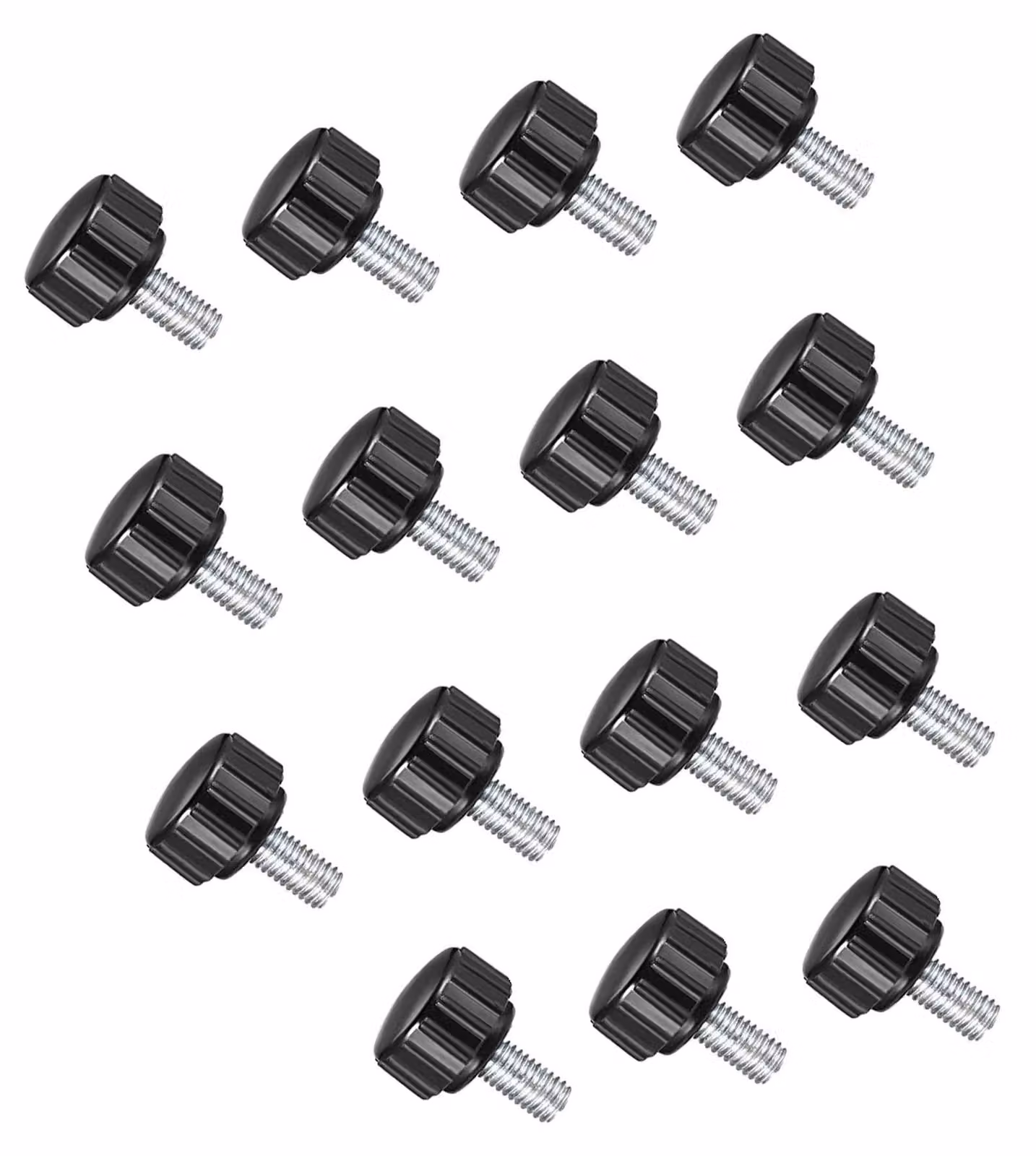 Tasselli a incastro M4 x 10 mm, 15 pezzi, in bachelite/Acciaio al carbonio