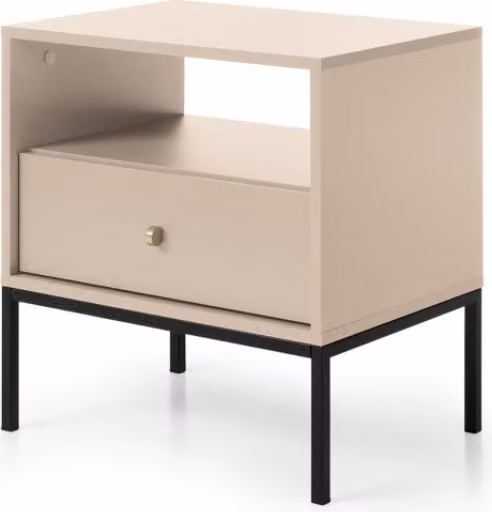 Comodino ORFEA - beige sabbia
