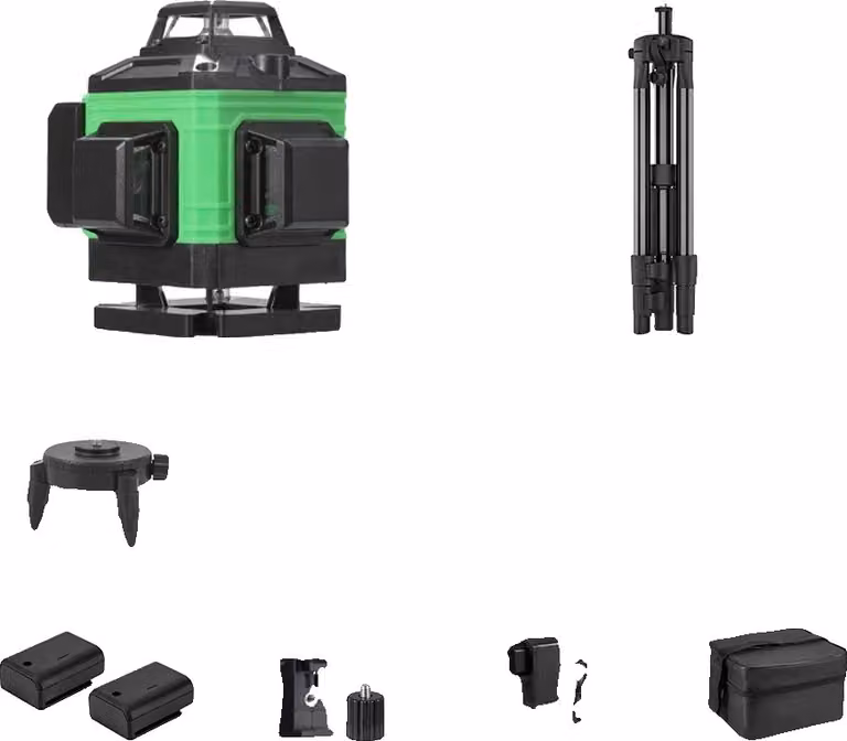 livella laser a 16 linee, precisione migliorata, energia di lunga durata, 16 linee + treppiede + borsa di tela