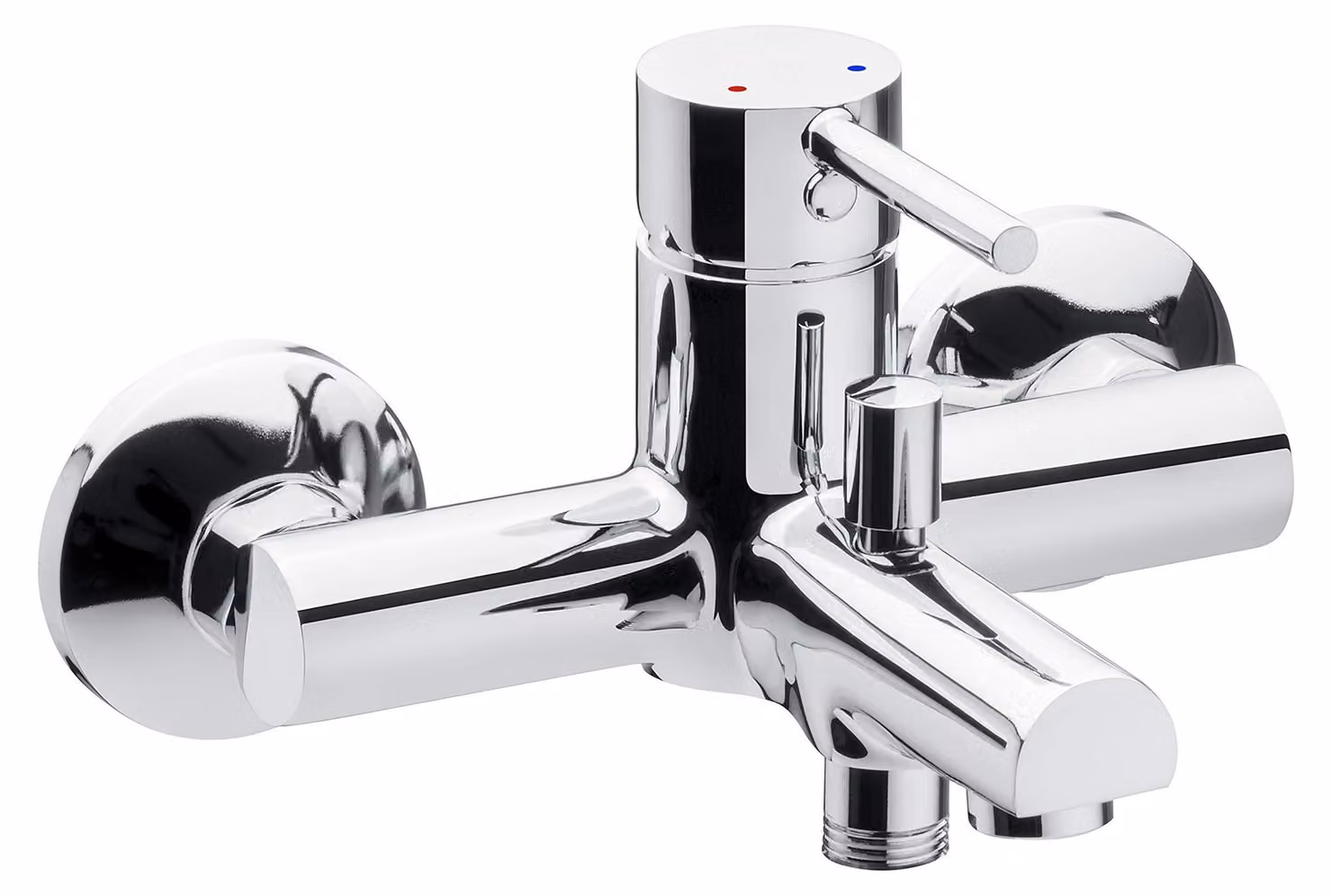 Miscelatore monocomando per lavabo Cornat modello "Calo" - Corpo in ottone di alta qualità - Cromato - 1/2"
