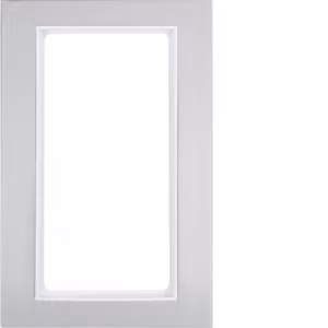 Berker 13093904 Cornice con ampia apertura in alluminio/bianco polare Berker B.3