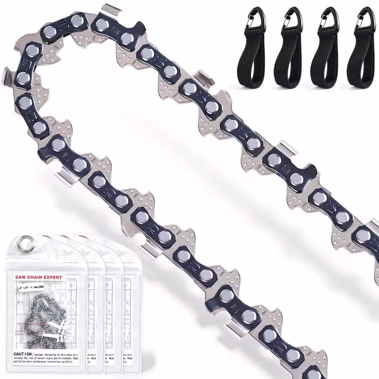 Catena per motosega - Set di 4 pezzi