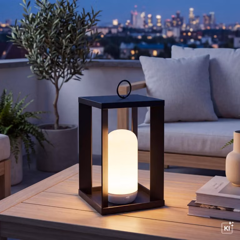 Lanterna portatile da giardino Modulo LED batteria ricaricabile dimmer telecomando H: 30 cm IP54 2000K lampada da tavolo da esterno senza fili lanterna da giardino balcone