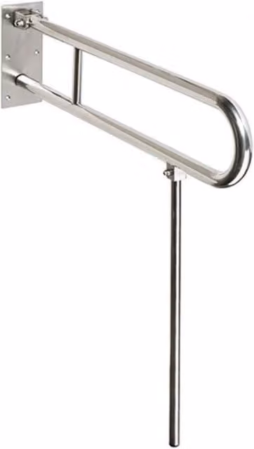Maniglione di sollevamento a U con gamba di sostegno HELP Bemeta argento L: 61,6 cm, P: 10 cm, H: 80 cm