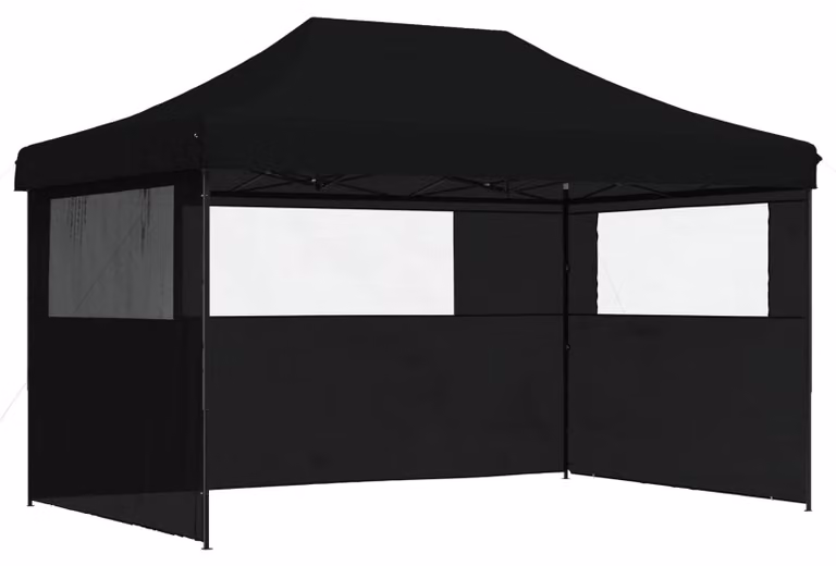 Tenda Party Nero 292 x 440 x 315 cm Tessuto Oxford