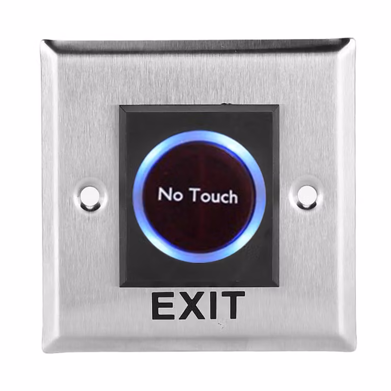 Pulsante di uscita dalla porta, pulsante del sensore a infrarossi, interruttore di rilascio della porta, pulsante senza contatto, sistema di controllo dell'accesso