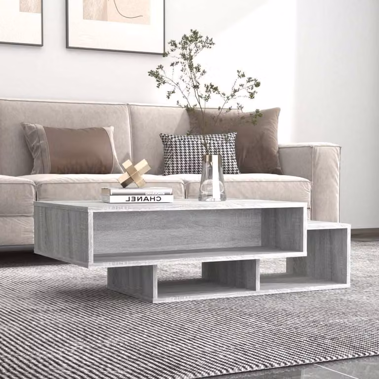 Maison Exclusive - Tavolino da salotto grigio Sonoma 105x55x32 cm Materiale ligneo