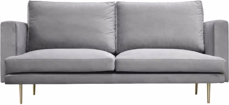 Grau Dreisitzer Sofa Wohnzimmer Design Couchen Polster Sofas Italienische Möbel