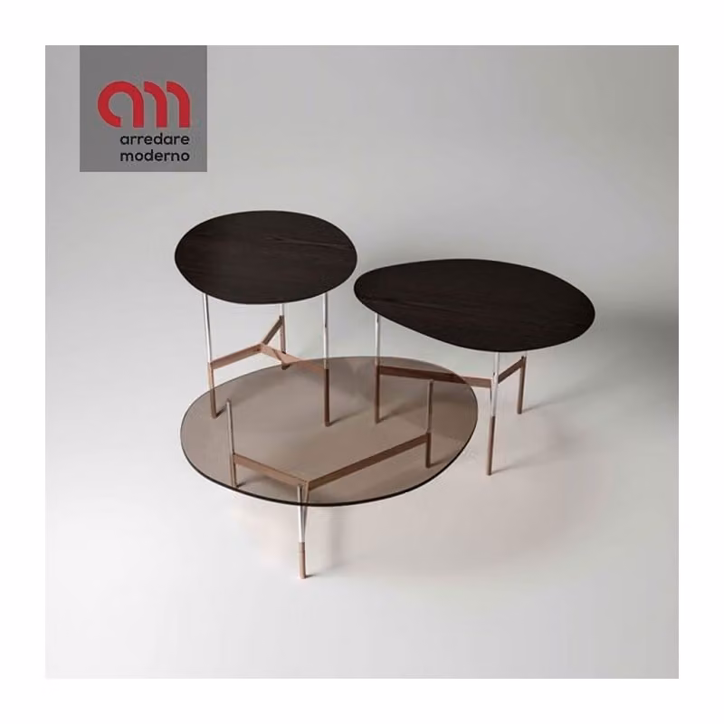Tavolino After9 Tonelli Design piano in legno