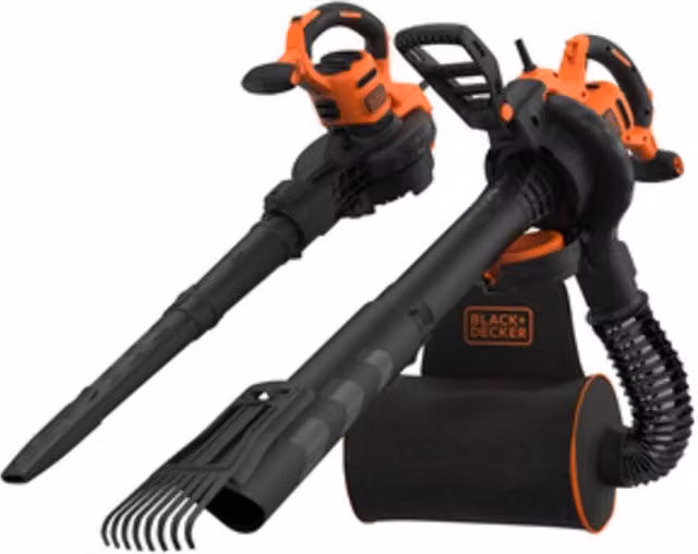 Aspiratore Soffiatore con Zaino Black e Decker BEBLV301 3000W Nero e Arancione
