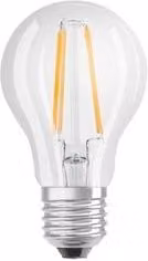 Lampadina LED a goccia Bellalux con filamento, attacco E27, 7 W, 806 lumen, luce bianco caldo, vetro trasparente