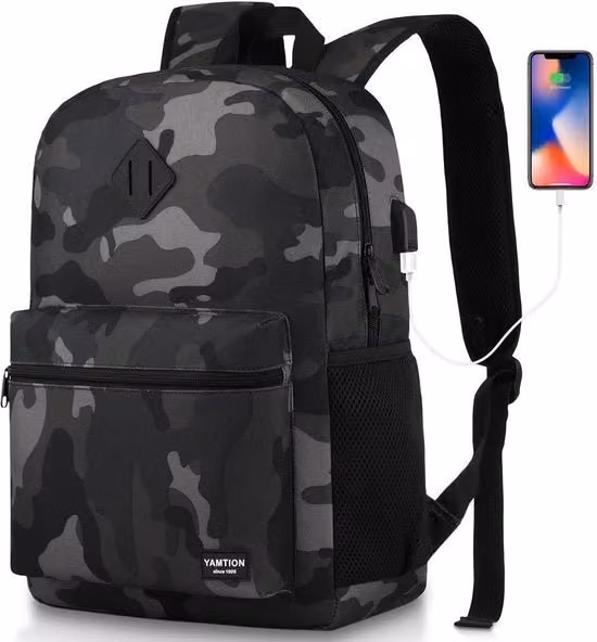 Borsa da spalla con porta laptop grigia per uomo e studente, ideale per università, ufficio e viaggio