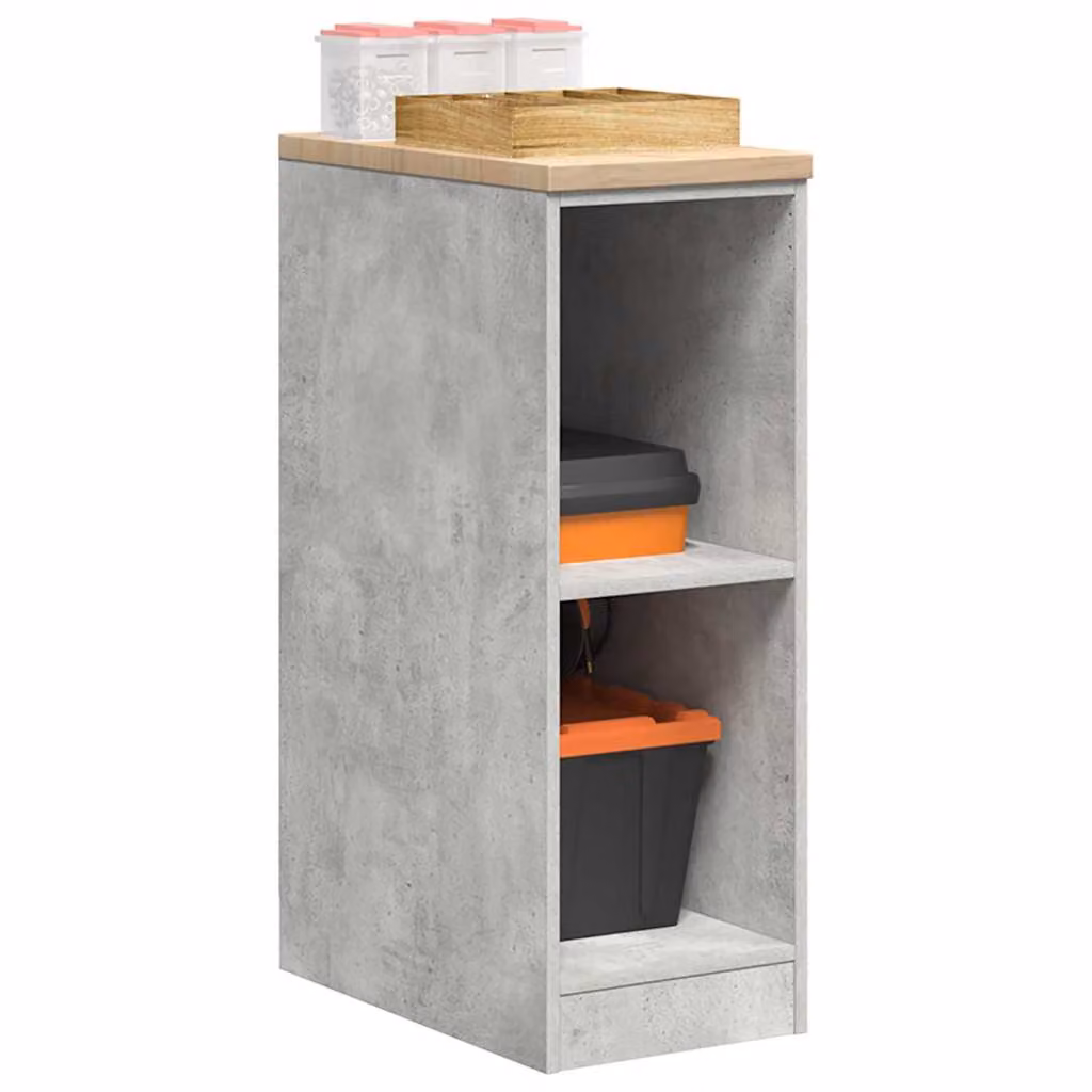 Armadietto da giardino vidaXL in legno di pino grigio, modello a parete con ripiani interni L: 30 cm, P: 51 cm, H: 85 cm