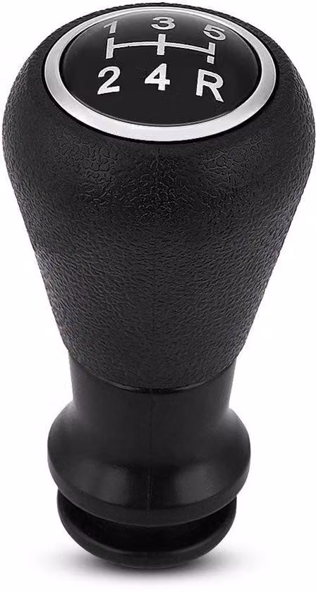 Pulsante del cambio per cambio a 5 marce - Plastica nera - 95x50mm - Compatibile con modelli 106/107/205/206/207/405/C1/C3/C4 - Resistente - Pomello del cambio