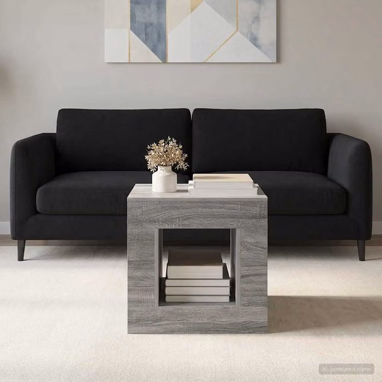 Mobile soggiorno moderno vidaXL Sonoma grigio in MDF opaco