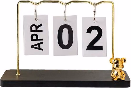 Calendario 2026 - Calendario da ufficio semplice - Calendario giornaliero - Calendario vintage - Accessori per ufficio eleganti - Perfetto per la casa, l'ufficio, il Natale e le decorazioni festive