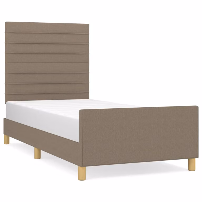 Giroletto senza Materasso Tortora 80x200 cm Tessuto