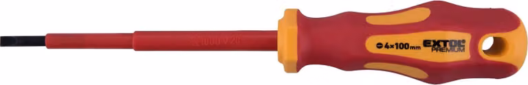 Cacciavite per elettricisti, (-)4x100mm, VDE, CrV