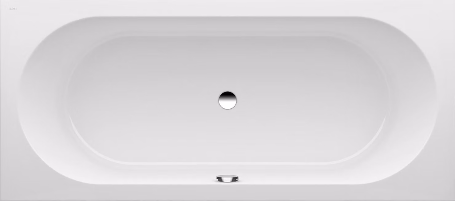 LAUFEN PRO Baignoire à encastrer 1800x800x480mm, Marbond, rectangulaire, H2409500000001, H2409500000001