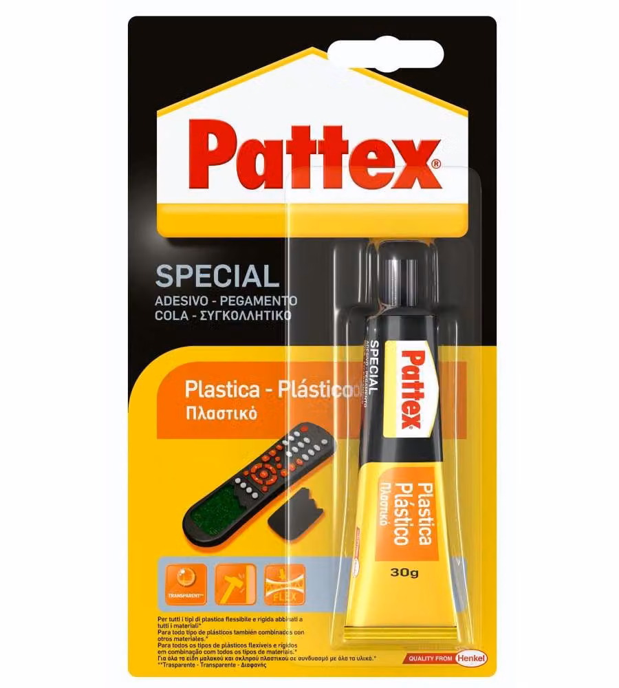 Pattex Adesivo per Plastica Trasparente 30 g – 1