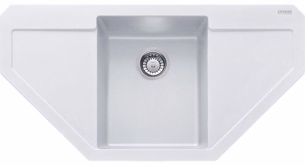 Franke Maris lavello da incasso Fragranit lavello MRG 612-97 E Glacier pulsante in acciaio inox da 45 cm 114.0477.553