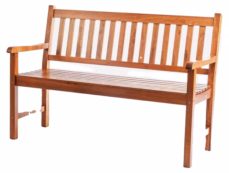 Panca da giardino, struttura in metallo robusta, elegante motivo floreale, legno, 50 pollici