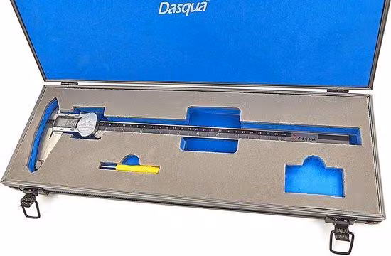 Calibro digitale con protezione IP54, lunghezza 300 mm, illuminazione in acciaio inossidabile