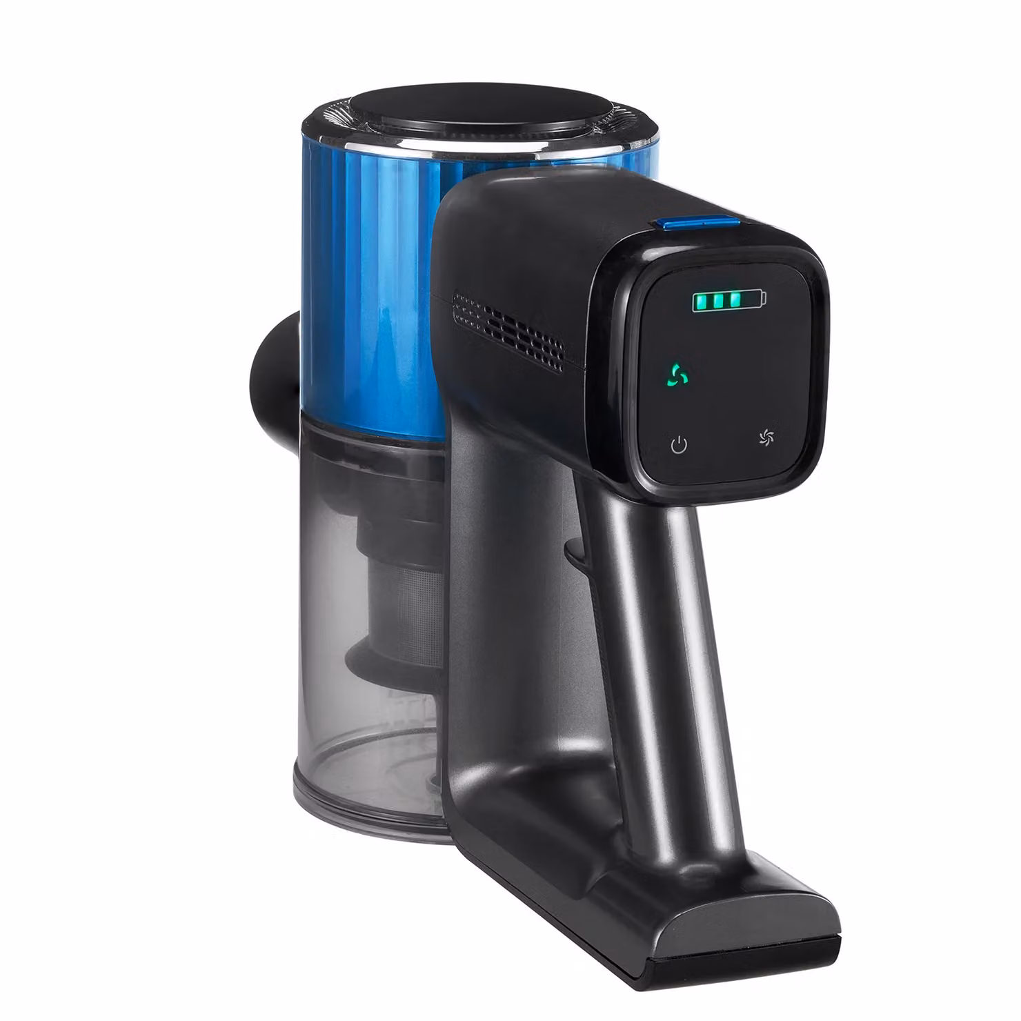 Scopa Elettrica 2 in 1 Dictrolux Elodie SV807B 180 Watt, Senza Sacco, Grigio e Blu con Filtro HEPA Lavabile e Turbo Brush – 3