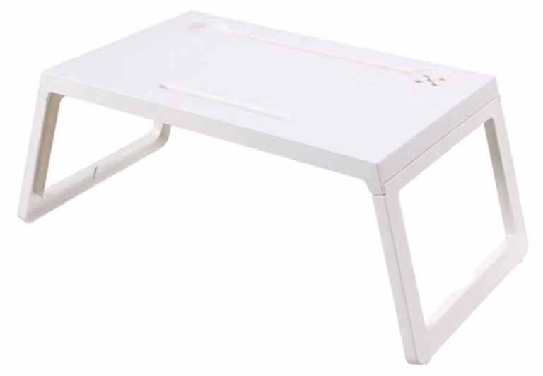 Solidchoice - Scrivania pieghevole con fessura per biglietti da visita, ideale per laptop