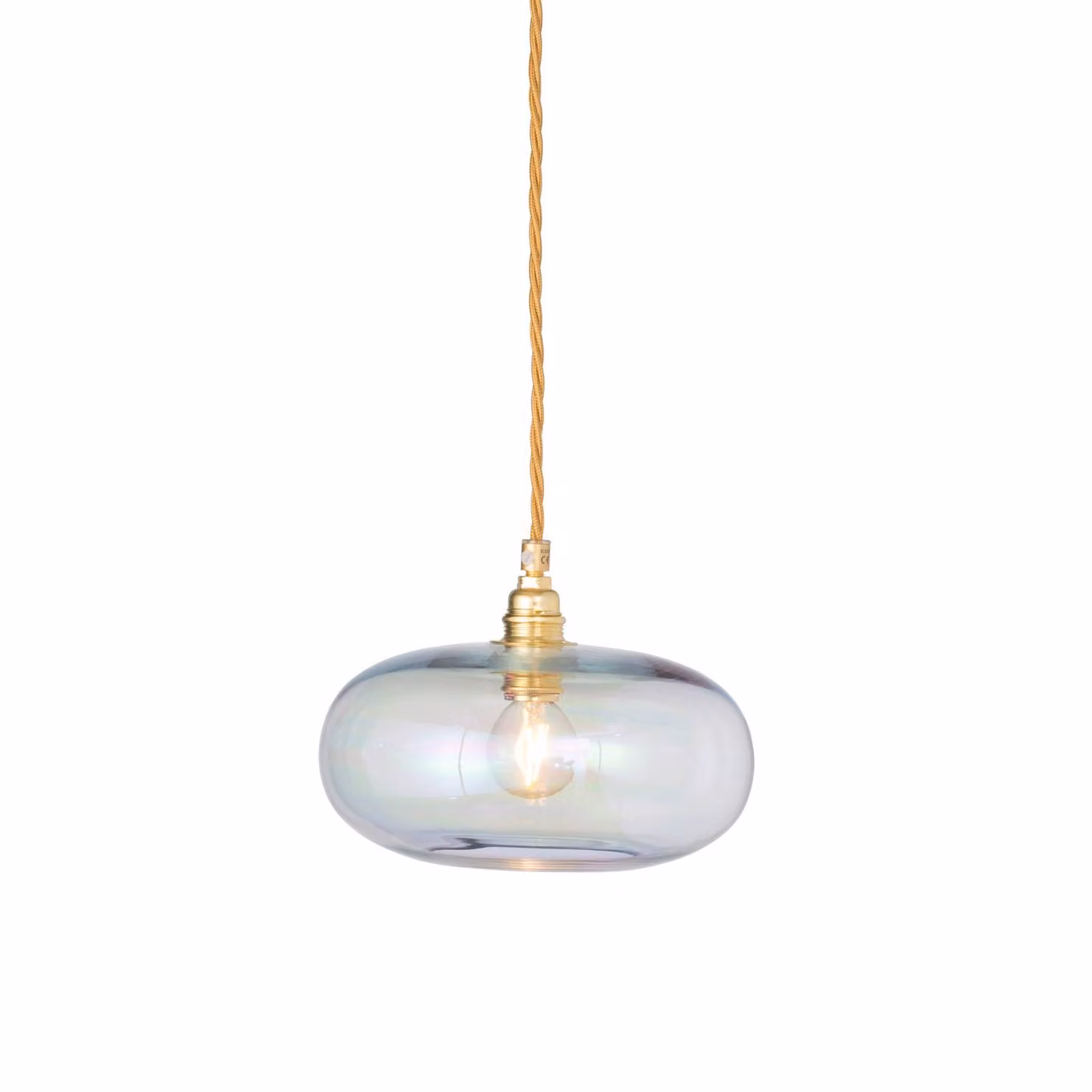 EBB & FLOW Lampada a sospensione in vetro Horizon, dimmerabile, Chiaro / Trasparente, Soggiorno / Sala da pranzo, Vetro, Scandinavo, Lampada a sospensione