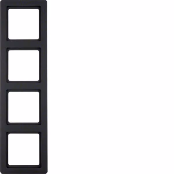 Berker frame anth/sa 4-gang 10146086