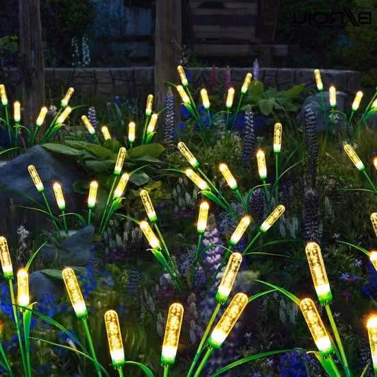 Set da 2 lampade da giardino a LED bianco caldo per esterni