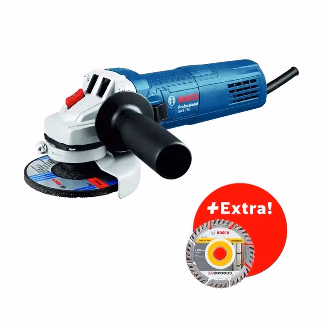 Bosch 060139400D Smerigliatrice angolare GWS 750-125 125 mm