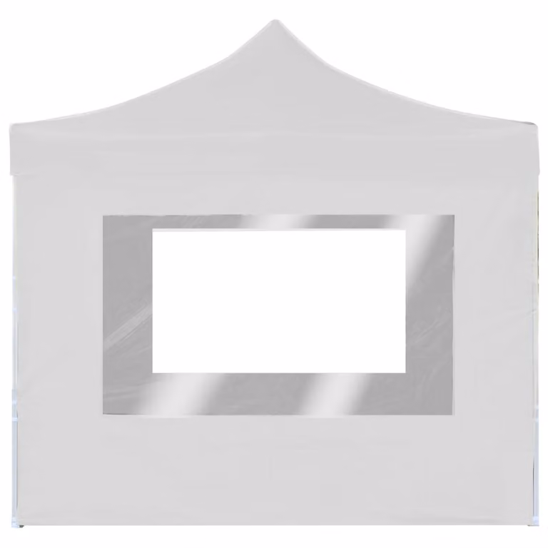 vidaXL Tenda professionale pieghevole per feste con pareti in alluminio 2×2 m Bianco