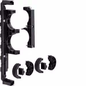 Supporto in PE/N, universale, a 2 poli, su traversa a sinistra, per Cu 20/30/40x5/10
