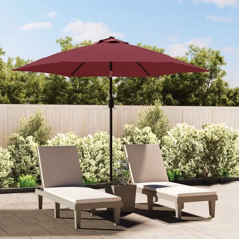 Maison Exclusive - Telo di Ricambio per Ombrellone Bordeaux 300 cm