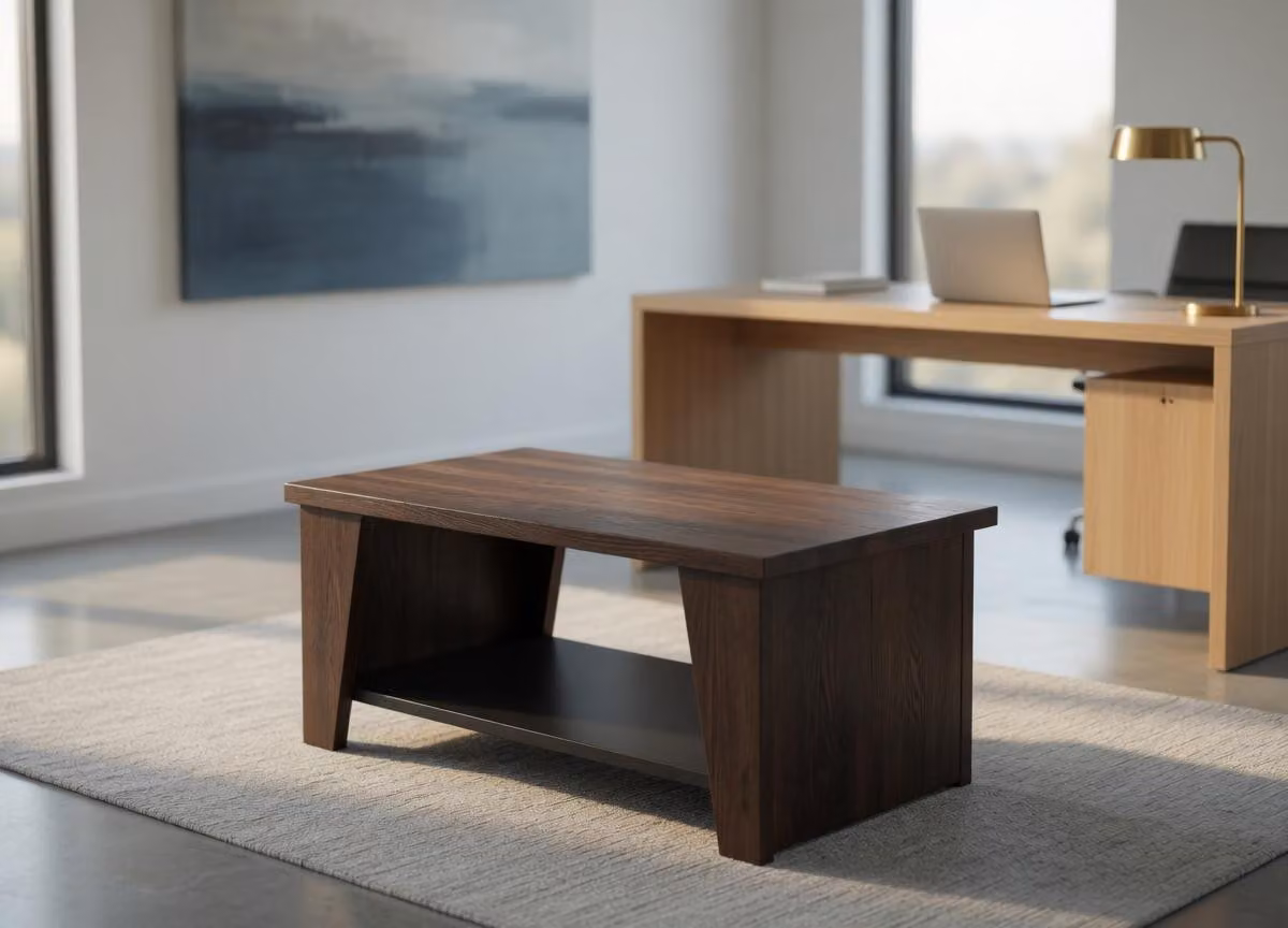 Tavolino in legno dal design intramontabile per ambienti moderni