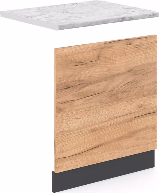 Pannello frontale Vicco R-Line Rovere dorato 60 cm , PL Marmo, Model 45794