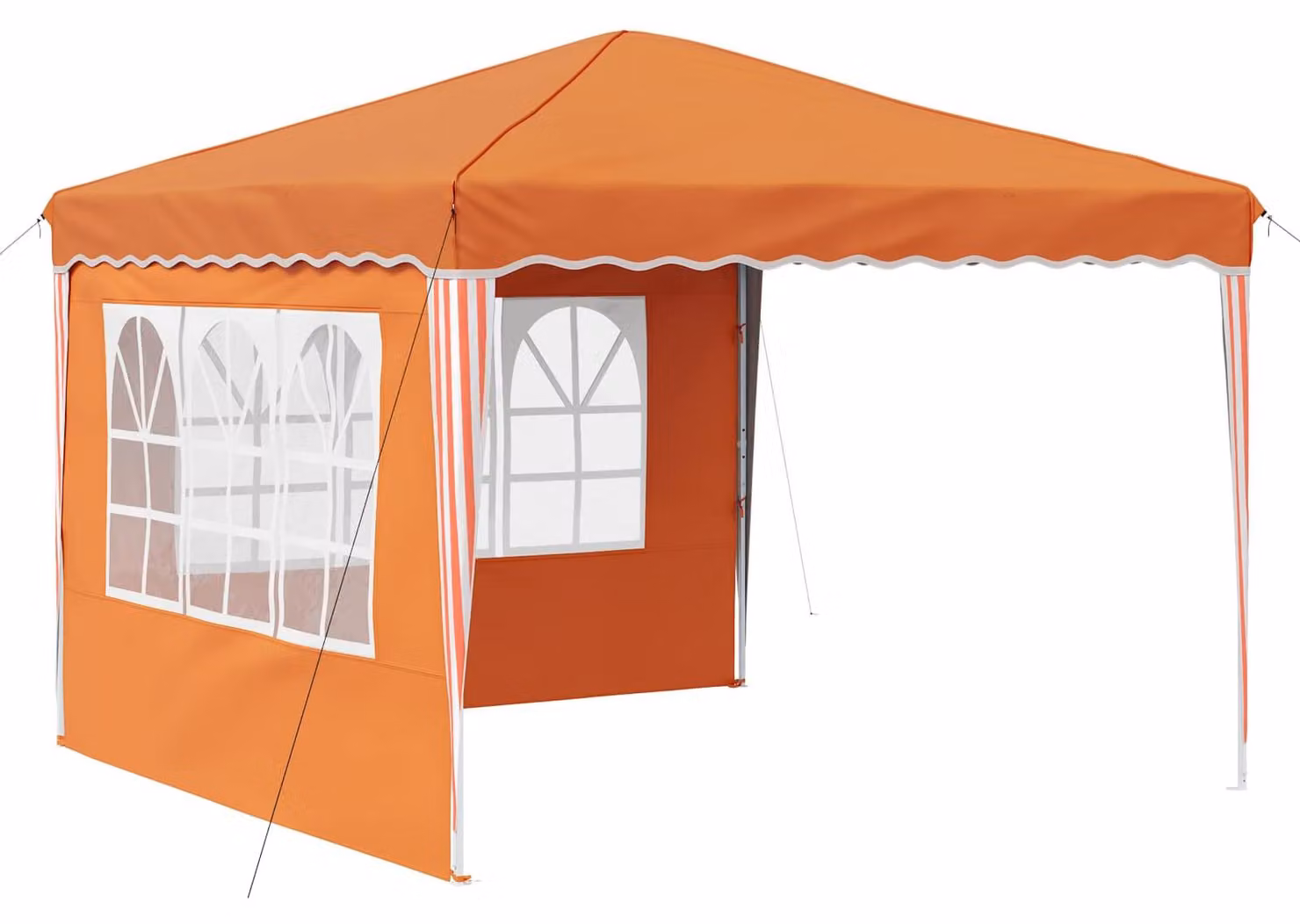 Tenda per feste a pop-up 288 x 288 x 245 cm Arancione