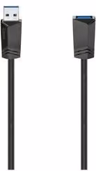 Cavo di prolunga USB 3.0 Hama Nero, Lunghezza: 1,5 m