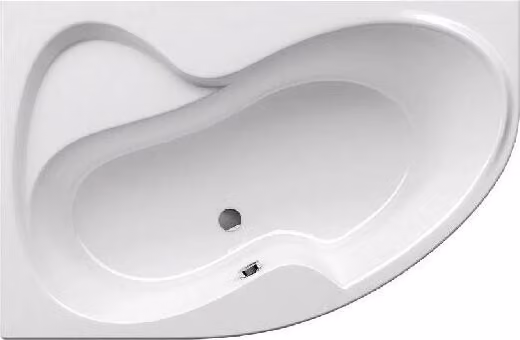 Vasca da bagno angolare RAVAK Rosa II 150x105 cm sinistra bianco neve CK21000000