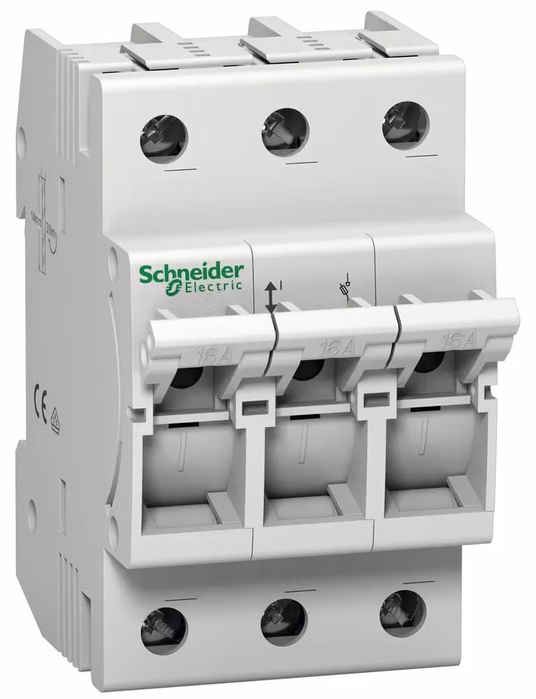 Sezionatore con fusibile Schneider Electric D01, 3P, 16A MGN01316