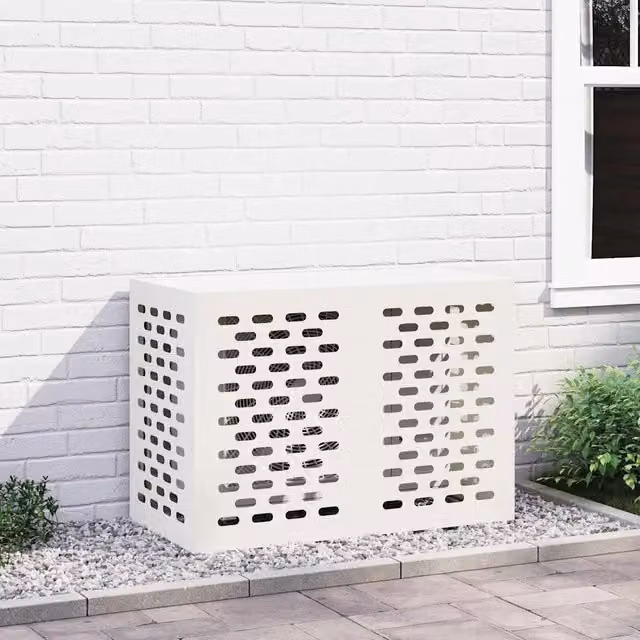 Copertura per condizionatore d'aria Bianco 100 x 50 x 70 cm 865898