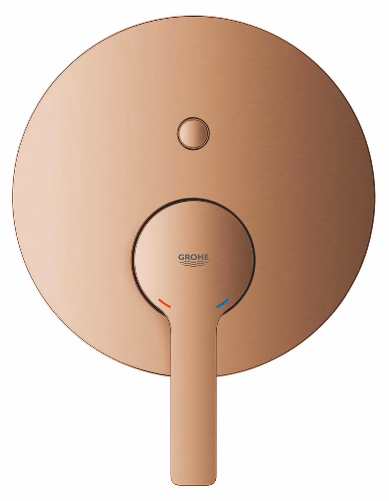 Miscelatore monocomando per doccia GROHE, 2 uscite con inversore - Finitura Warm Sunset spazzolata - Codice prodotto: 24064DL0